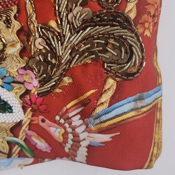 RARE! Camilla Cameos Dance Mini Skirt Beaded Embellished Size 1 Small b198 - Picture 17 of 17